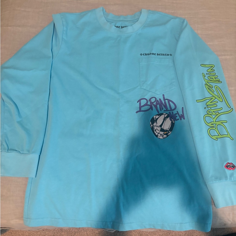 Chrome Hearts/Matty Boy Light Blue Long Sleeve